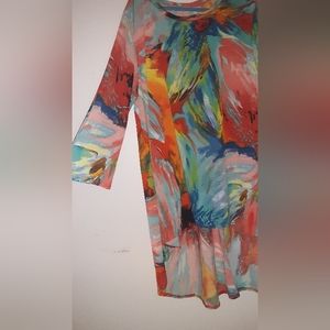 CURVY Brand tunic with high/low hem. 5x NWT